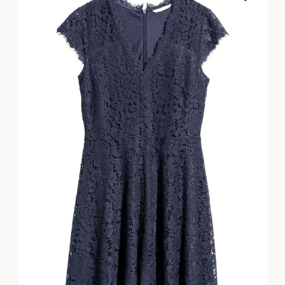 H&M navy lace dress, new with tags! - Picture 1 of 5